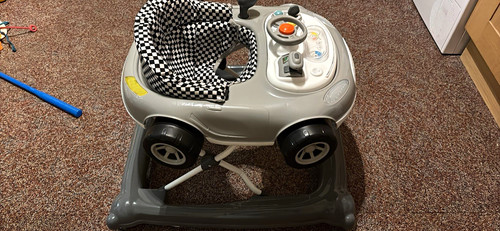 Grey vehicle baby walker - walker, with