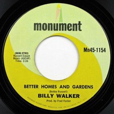 Billy Walker, Better Homes and